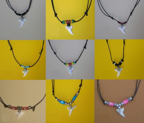 Dente squalo collana - di,